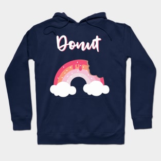 Strawberry Donut Rainbow Heaven - A bite of Donut - Feel like Heaven Hoodie